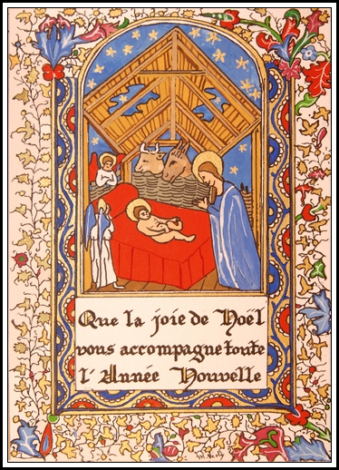Carte de voeux par Thrse VERLY, Belgique