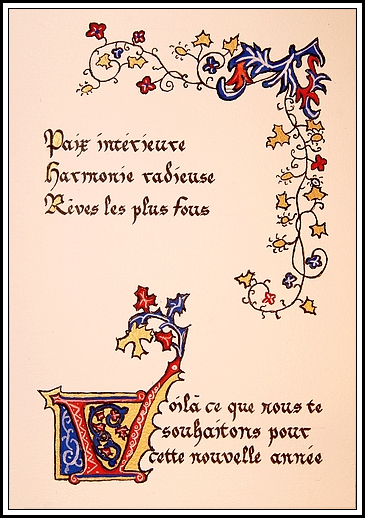 Carte de coeux par Thrse VERLY, Belgique