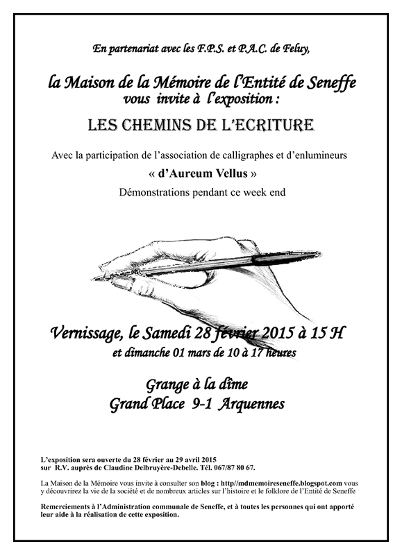 Exposition de calligraphies et enluminures