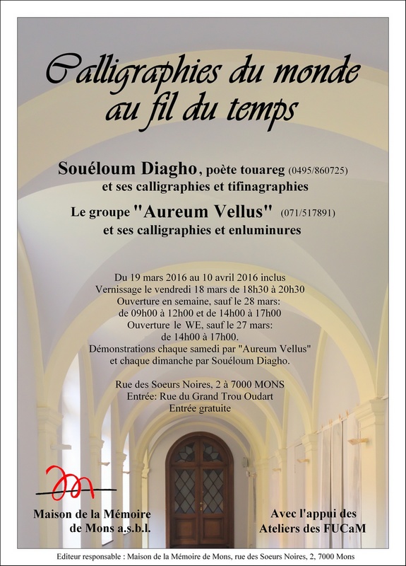 Exposition de calligraphies et enluminures